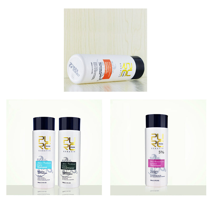 PURC Straightening Hair Repair And Straighten Damage Hair Products Brazilian Keratin Treatment Purifying Shampoo