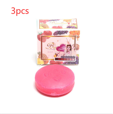 Thai Bumebime Handmade Soap White Natural Soap Whitening Bath and Body Engineering Fruit Essential Oil Soap