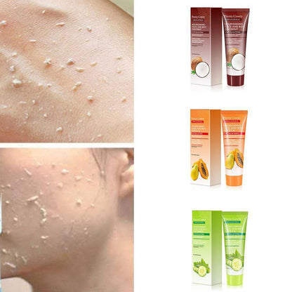 Cucumber Coconut Papaya Facial Exfoliating Gel Cream Body Cleansing