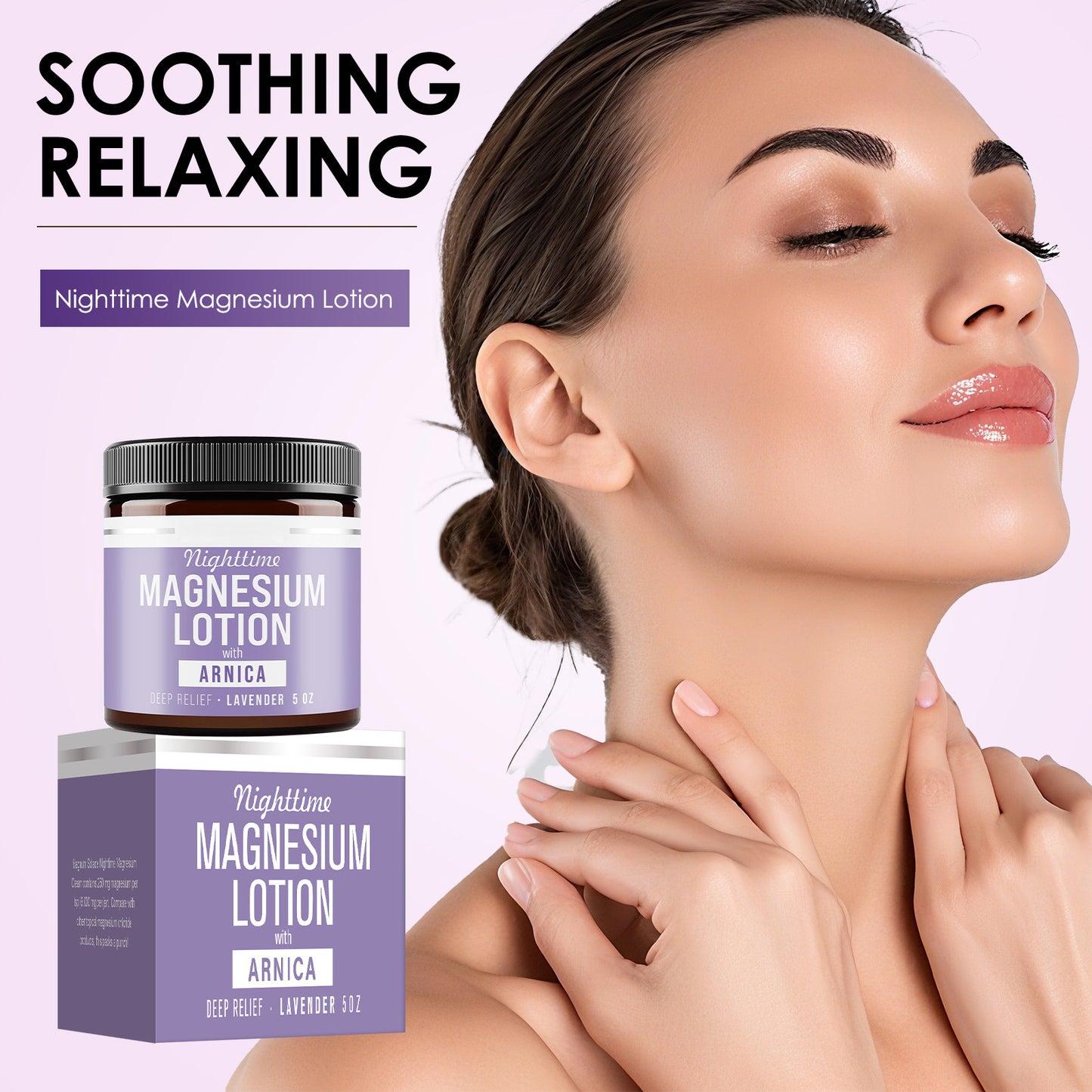 Magnesium Body Butter Cream Moisturizes And Soothes Skin