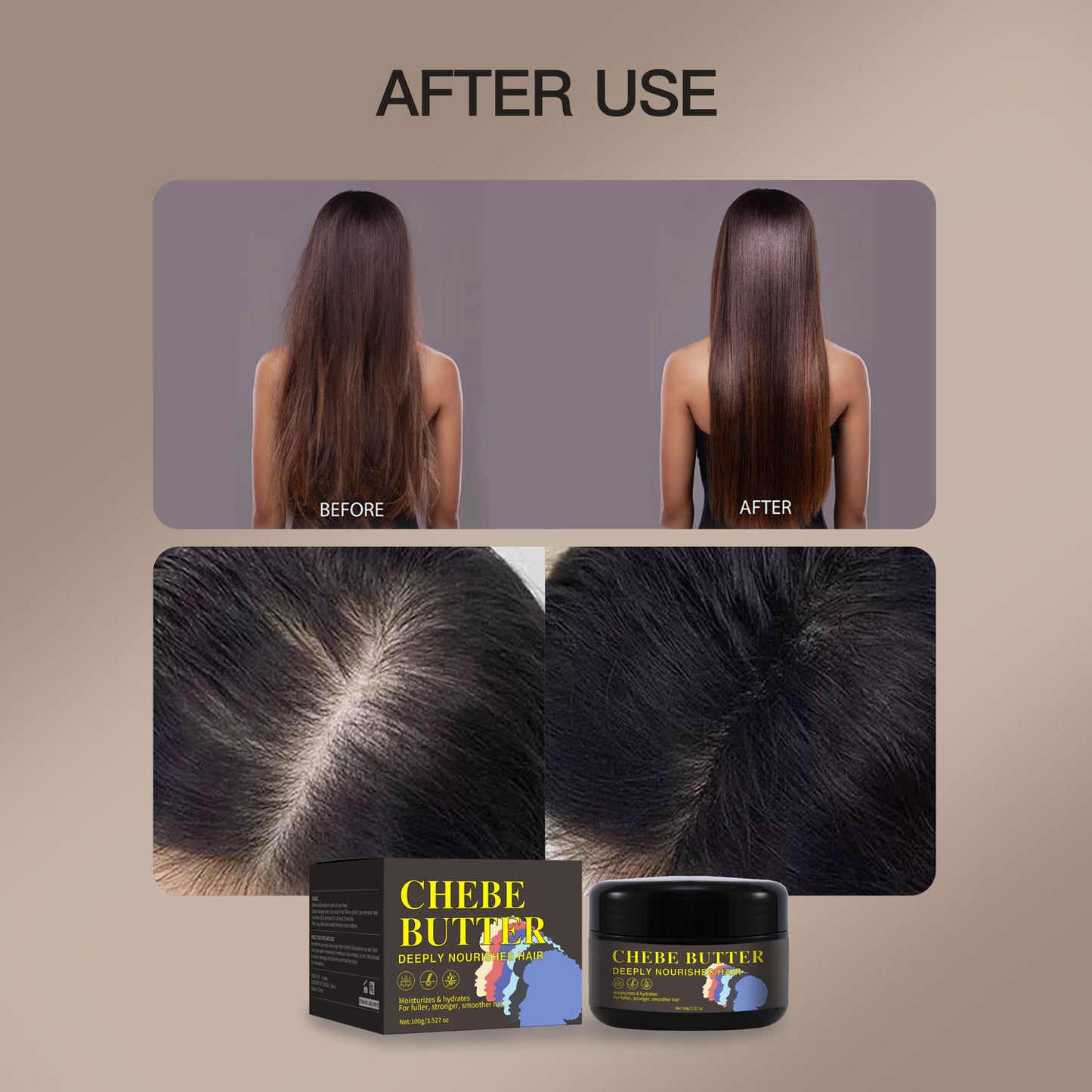 Butter Black Thick Gentle Moisturizing Hair Root